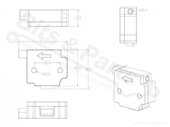 Filament sensor for 3D printers